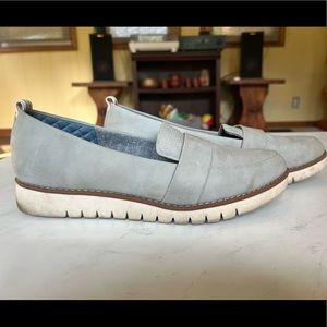 Dr School’s Distressed Light Blue Loafers